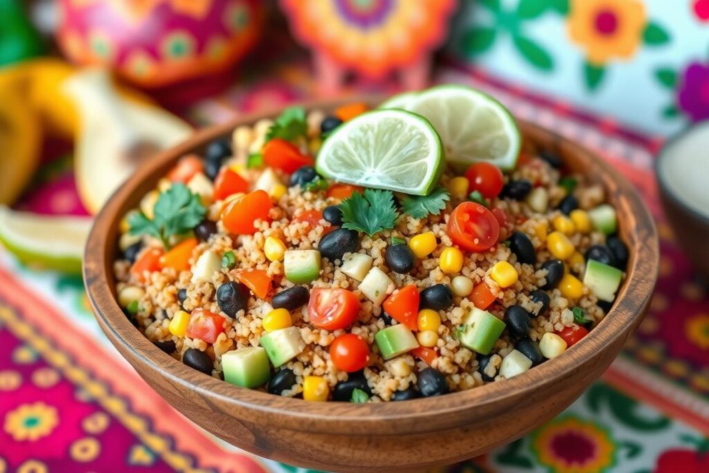 Mexican quinoa salad