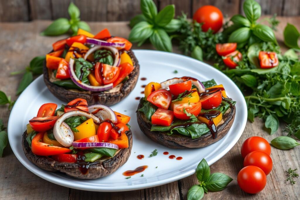 Portobello pizza toppings