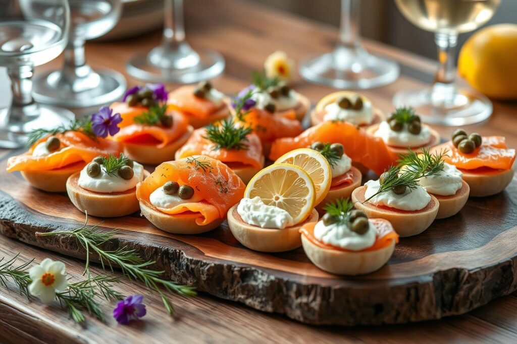 Smoked Salmon Canapés