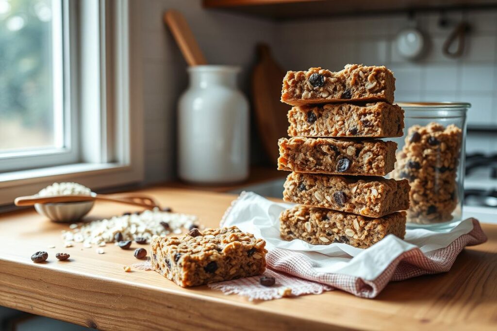 Storing oatmeal raisin bars