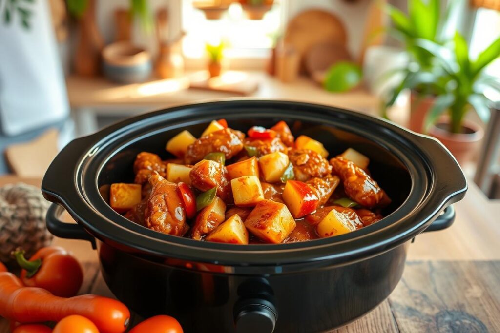 Sweet Hawaiian Crockpot Chicken