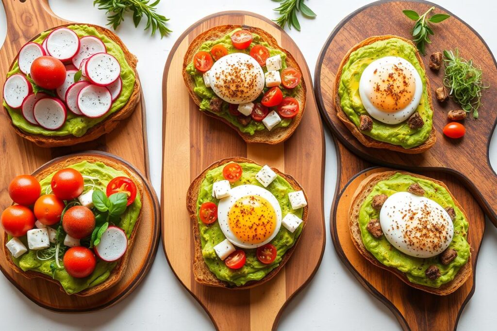 avocado toast variations