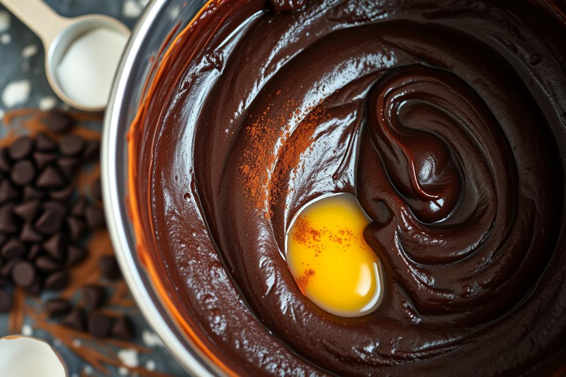 black bean brownie batter