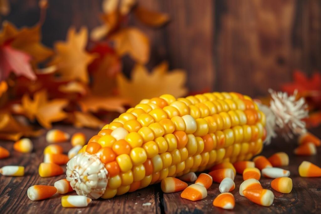 candy corn corn cob