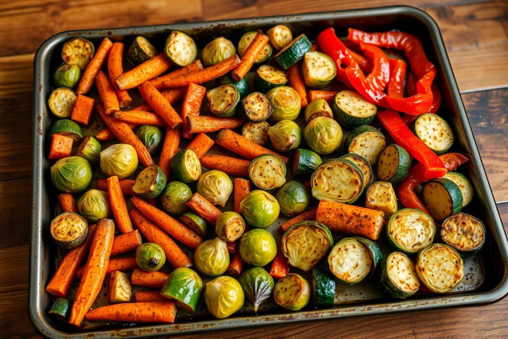 crispy roasted vegetables