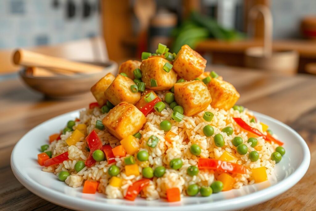 fried tofu fried rice