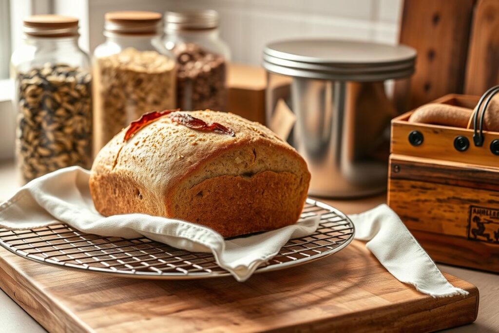 homemade bread storage