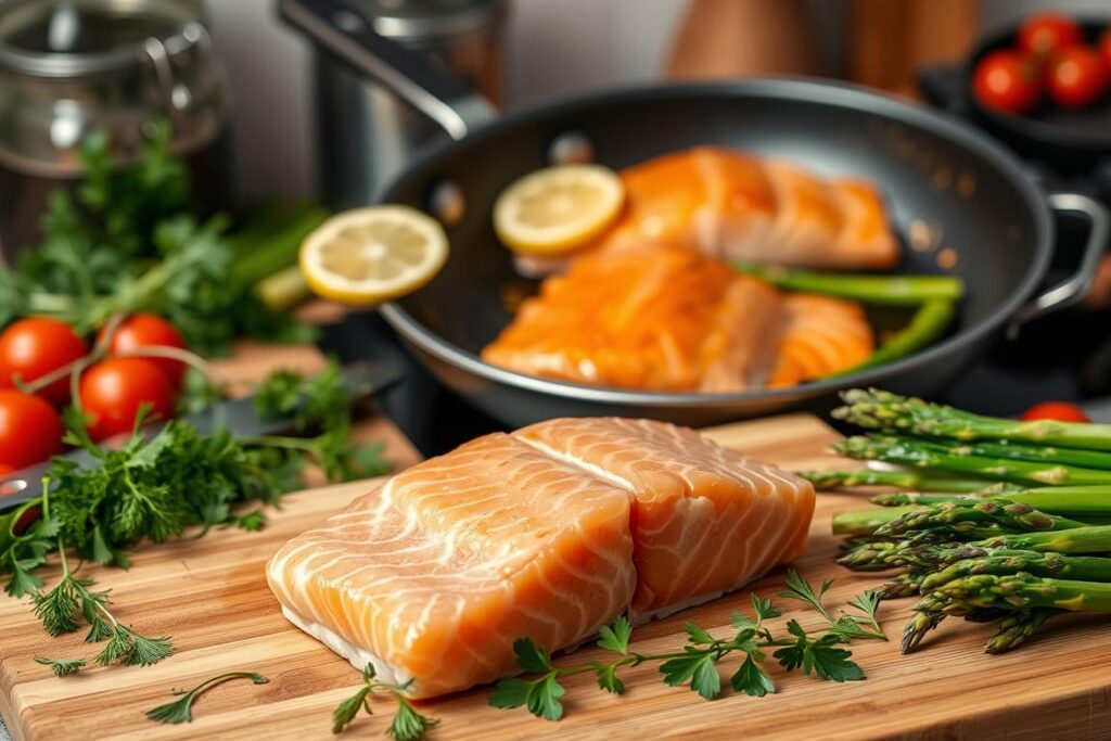 how to cook salmon steak