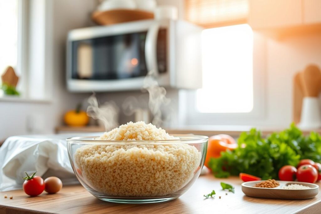 microwave quinoa