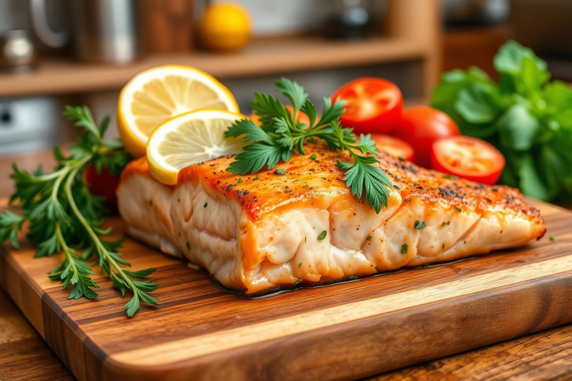 salmon steak recipe