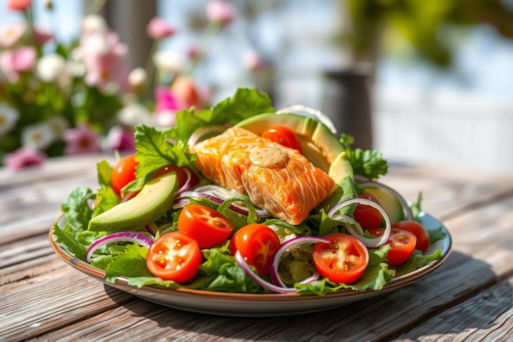 smoked salmon salad