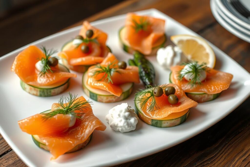 smoked salmon starter