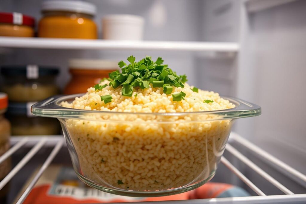 storing cooked microwave quinoa