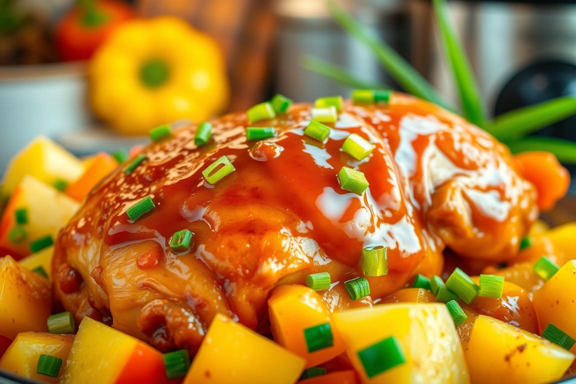 sweet hawaiian crockpot chicken