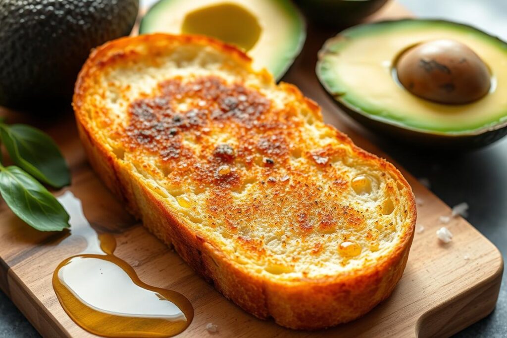 toasted bread for avocado toast