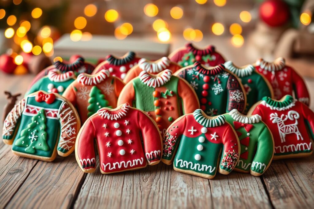 ugly sweater cookies