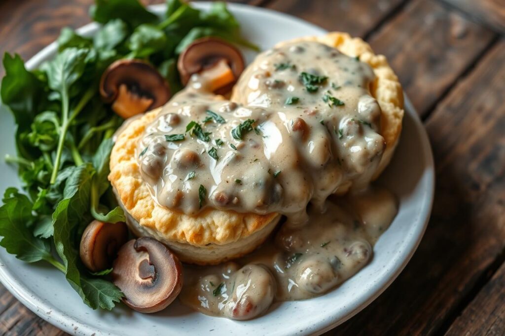 vegan biscuits and gravy