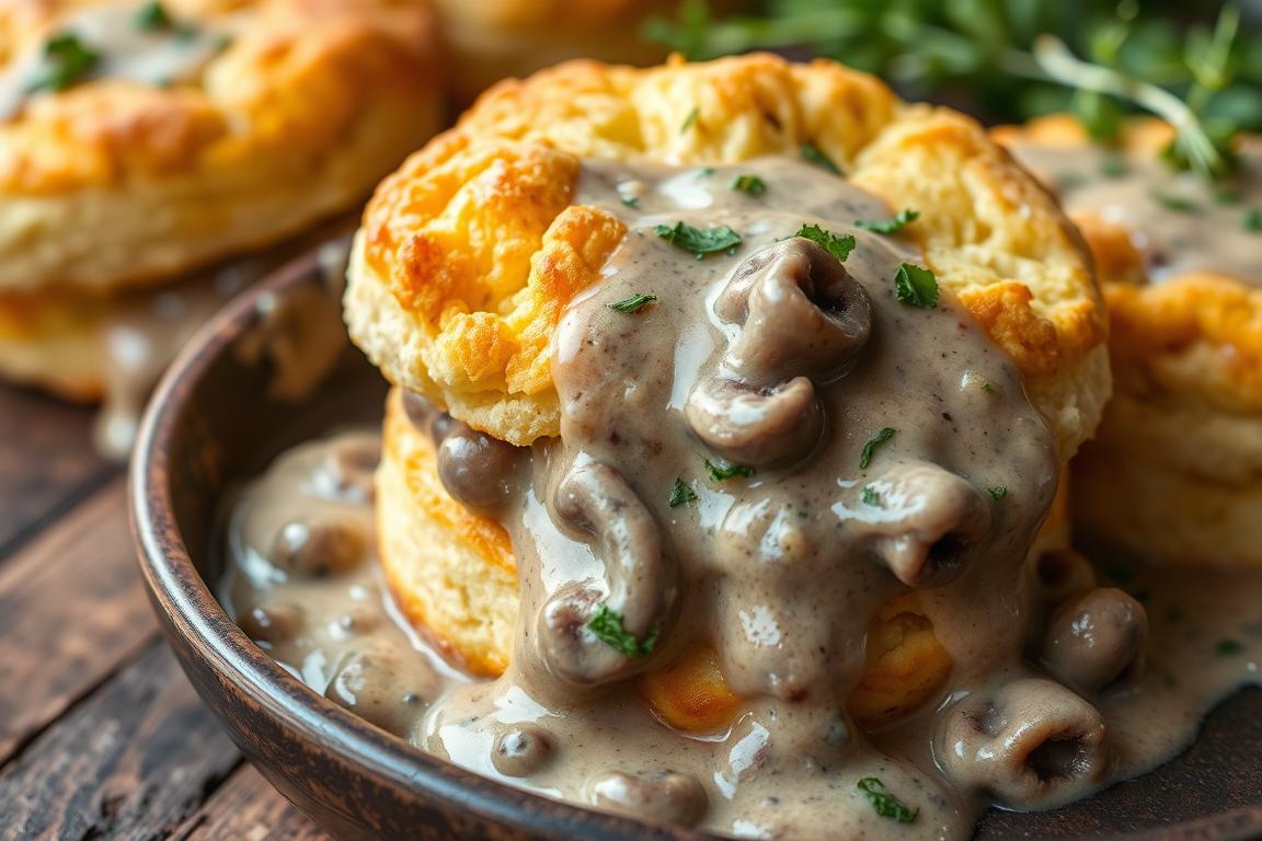 vegan biscuits and gravy